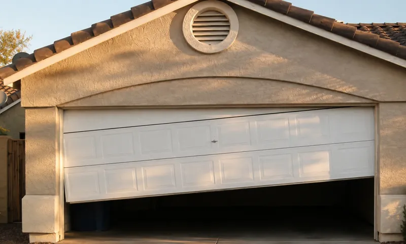 Off-Track Door Repair — North Lift job photo